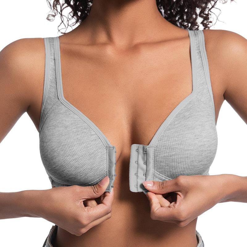 Women's Retro Wire-Free Push-Up Bra