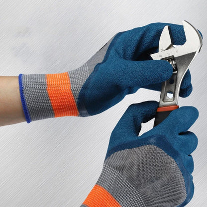 Sturdy rubber garden gloves