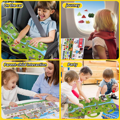 Reusable Jelly Sticker Book