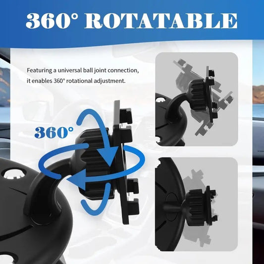 360° Rotating CD Slot Car Mount