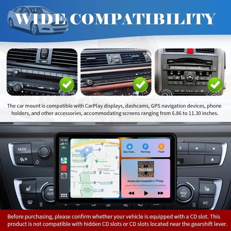 360° Rotating CD Slot Car Mount
