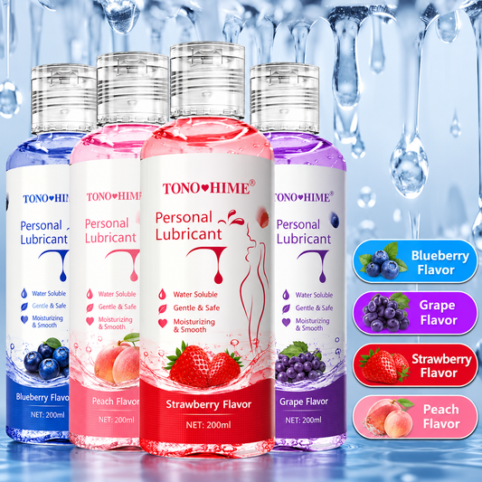 Japanese Imported 200ml Fruit-Flavored Water-Based Hyaluronic Acid Lubricant – No-Rinse, Large Bottle