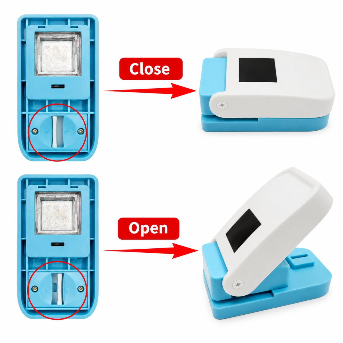 High Quality Creative DIY Postage Stamp Paper Punch for Kids and Students – Craft Embossing Tool