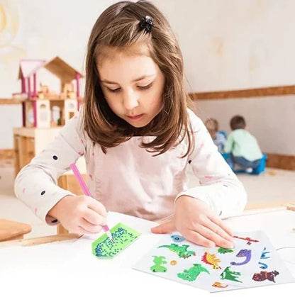Children's DIY free stick cartoon diamond painting