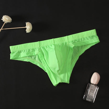 Men's Breathable Underwear In Solid Colour With Low Seating
