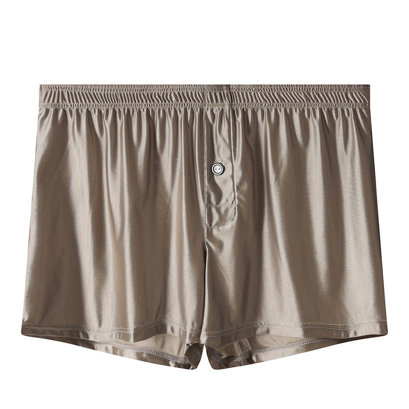 Men's Cool Plus Size Satin Cropped Pants