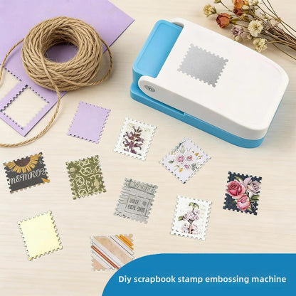 High Quality Creative DIY Postage Stamp Paper Punch for Kids and Students – Craft Embossing Tool