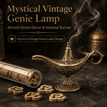 Vintage Aladdin Genie Lamp Incense Holder