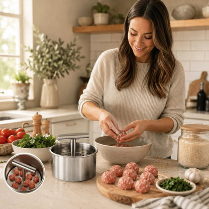 Stainless Steel Kitchen Meatball Mold