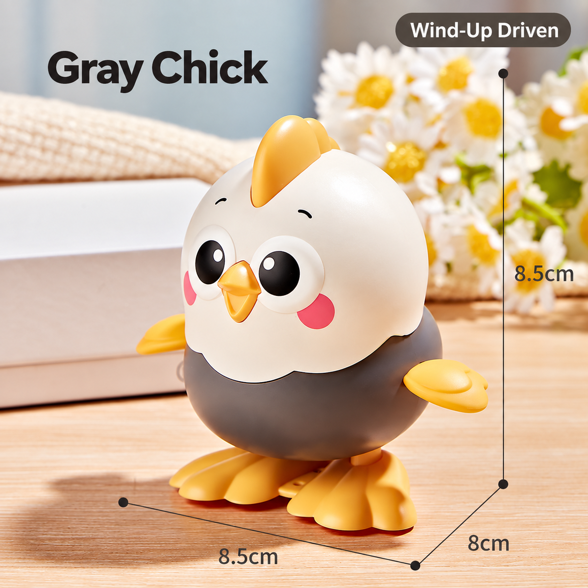 Kids’ Cartoon Wind-Up Chick Toy – Fun Educational Parent-Child Interactive Toy