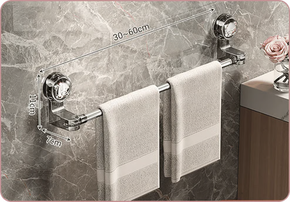 Adjustable Suction Cup Towel Bar