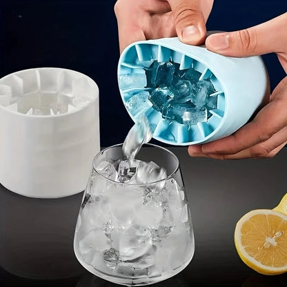 Silicone Cylinder Ice Grid Ice Maker Ice Cube Mold Creativity Mini Ice Bucket