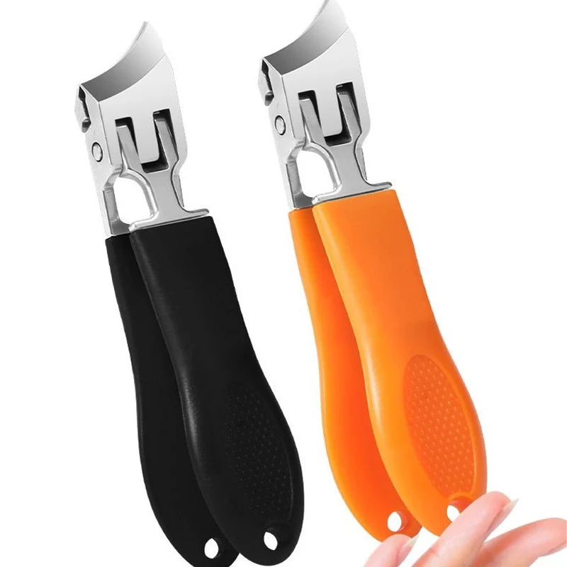 Wide Jaw Opening Anti-Splash Slanted Nail Clipper