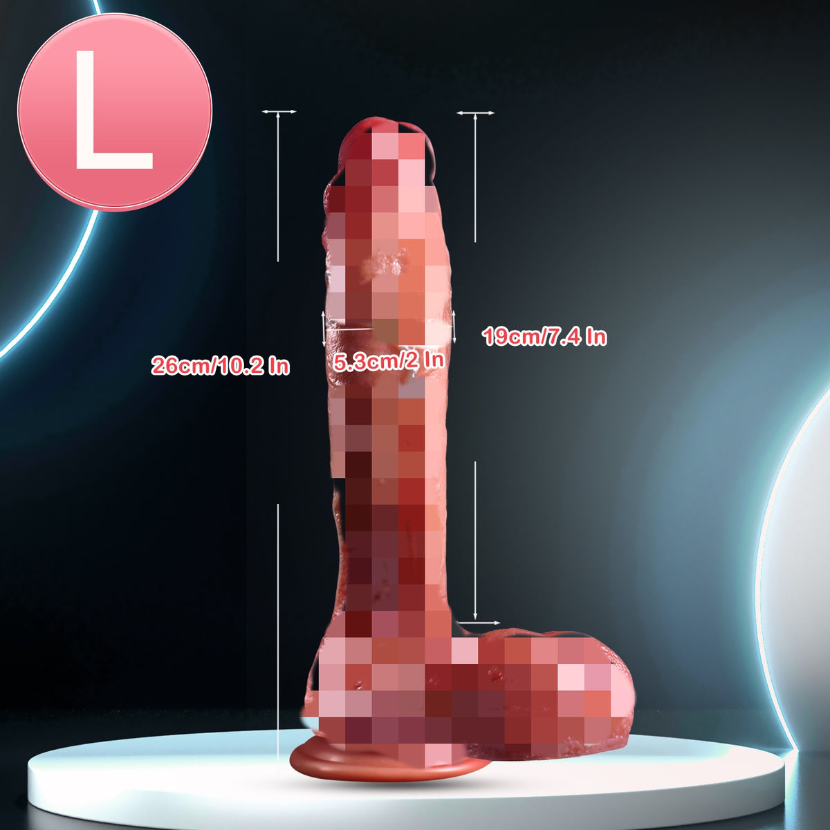Custom-made—high-quality flesh-toned ornament.