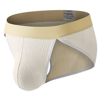 Men's comfortable pure cotton briefs