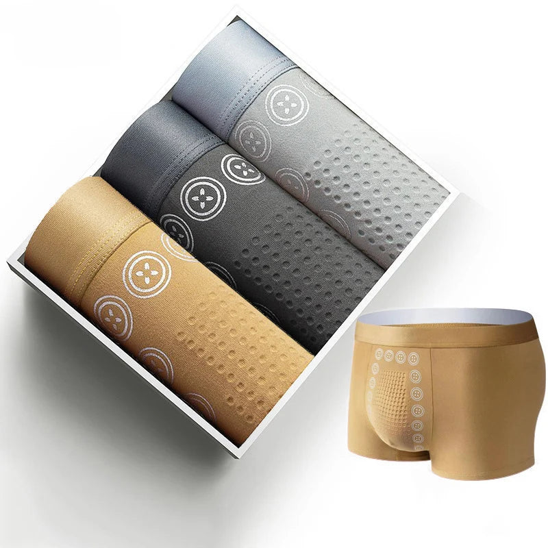 Men’s Milk Silk Breathable Boxer Briefs