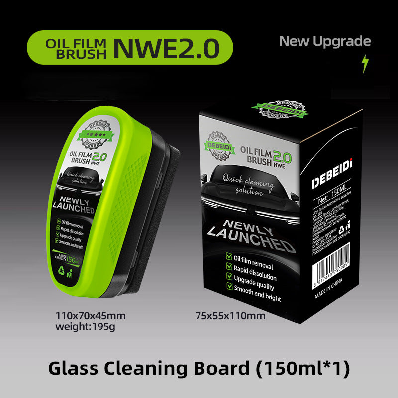 New Car Glass Oil Film Remover – Powerful Cleaning, Protective Coating & Water Repellent