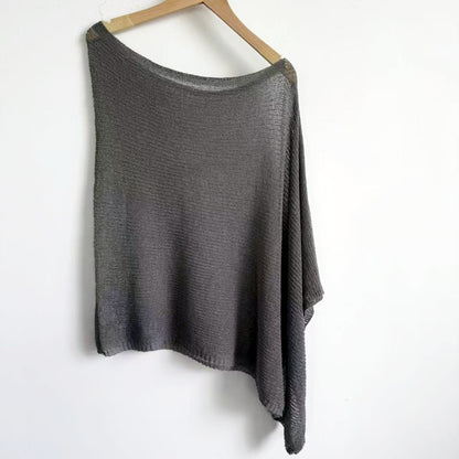 Multi-wear Women’s Loose Lightweight Sun Protection Knit Poncho