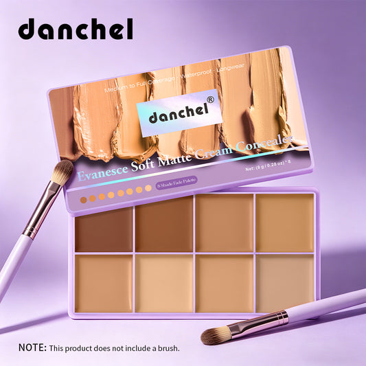 8-Color Matte Cream Base Corrector and Concealer Palette