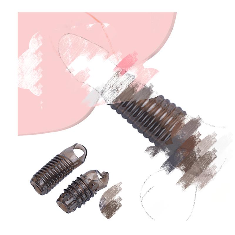 【5 Pcs】Men's Soft Rubber Spiked Rings