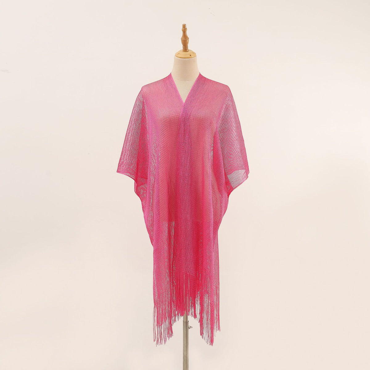 Shimmer Fringe Beach Cover-Up