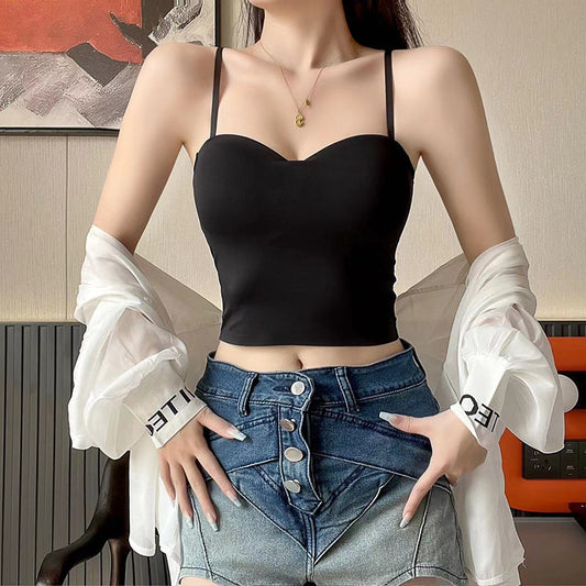 High-Quality One-Piece Wireless Padded Bra Camisole