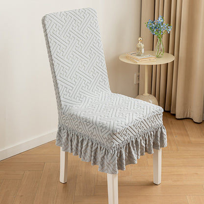 Thick Stretch Dining Chair Cover – All-Season Simple & Elegant Chair Slipcover