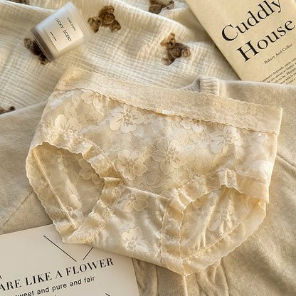 5PCS Women's Soft Lace Panties