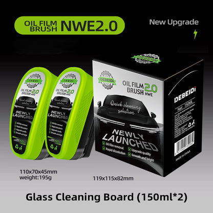 New Car Glass Oil Film Remover – Powerful Cleaning, Protective Coating & Water Repellent