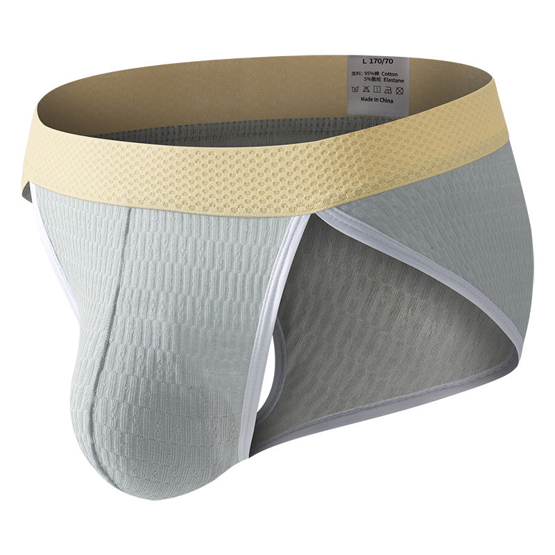Men's comfortable pure cotton briefs
