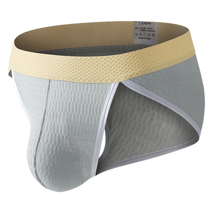 Men's comfortable pure cotton briefs