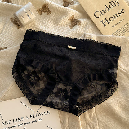 5PCS Women's Soft Lace Panties