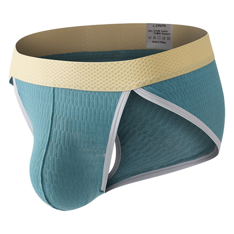 Men's comfortable pure cotton briefs