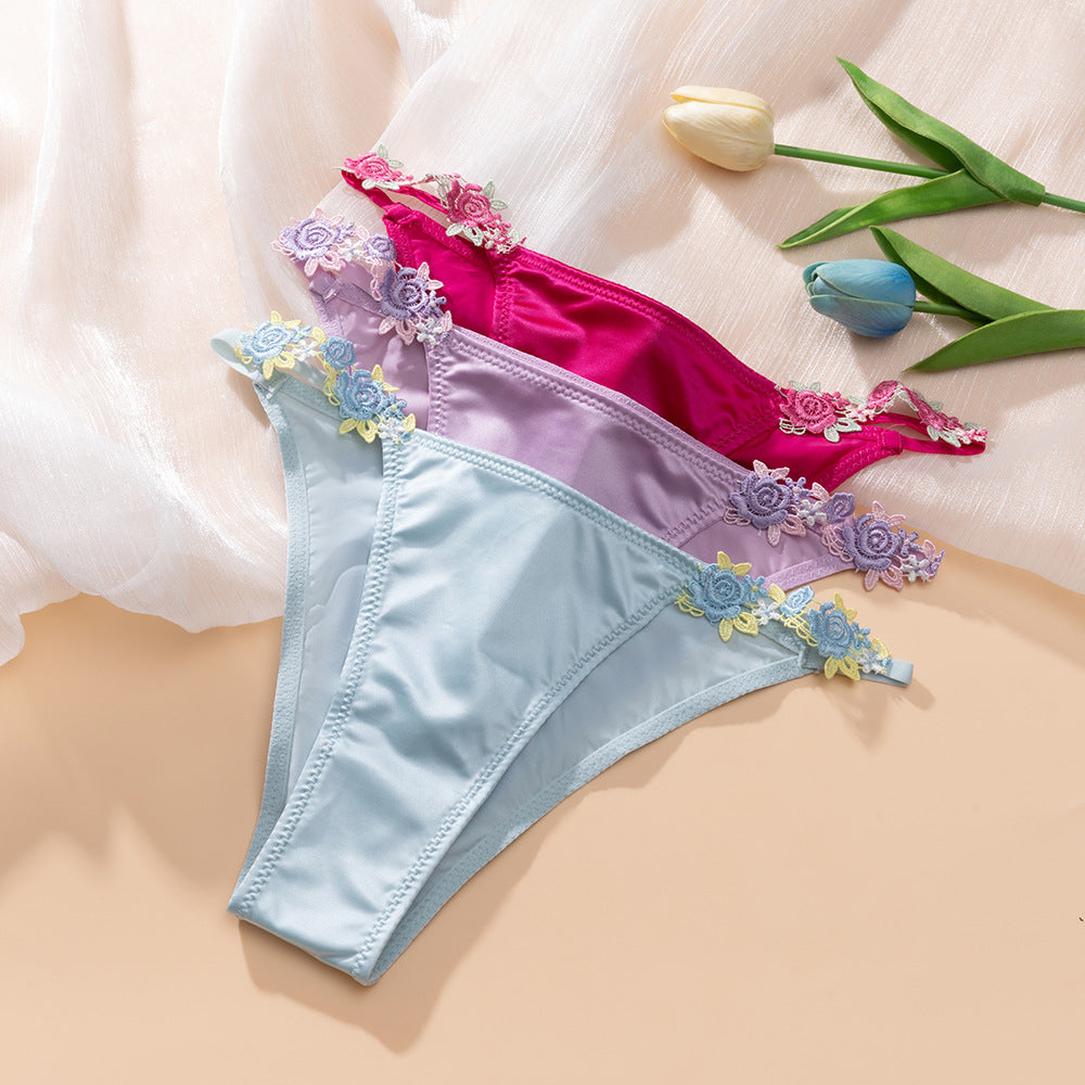 3-Pack Women's Floral Lace Panties