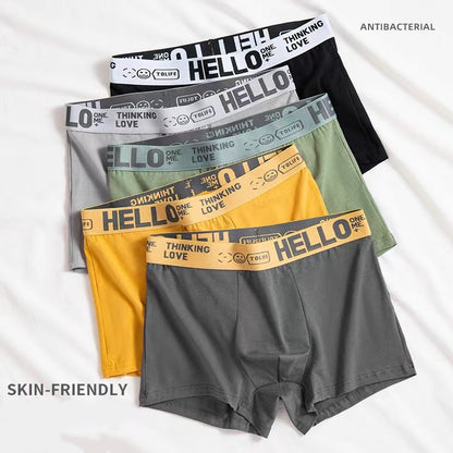 5-Pack Men's Comfortable Cotton Boxer Briefs