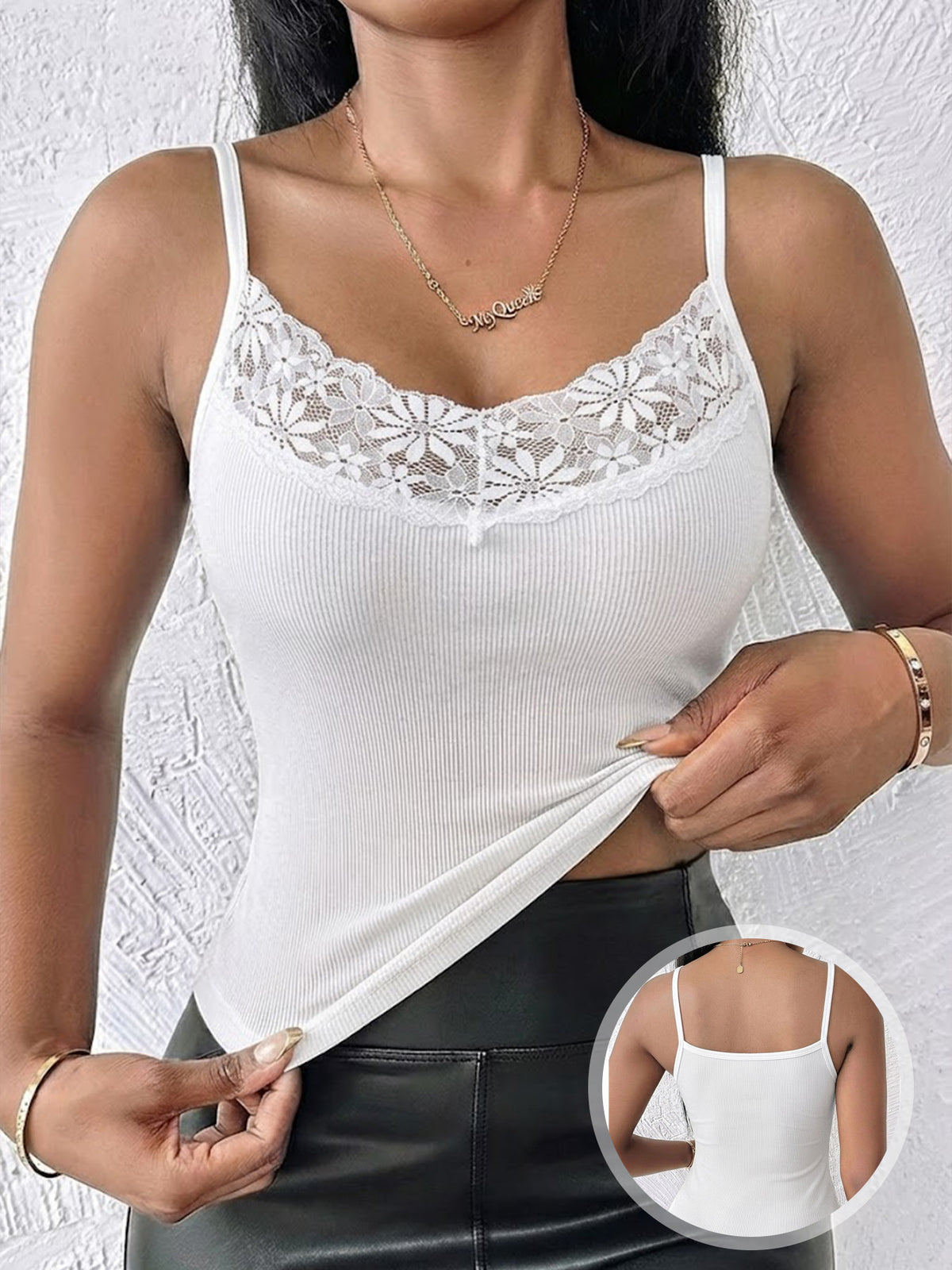 Women's Lace Spaghetti Strap Camisole Top