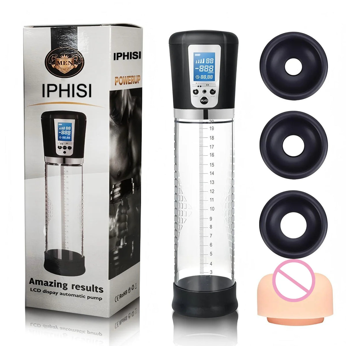 High Quality——LCD Electric Stretching Training Tool – Vacuum Suction，make yours bigger