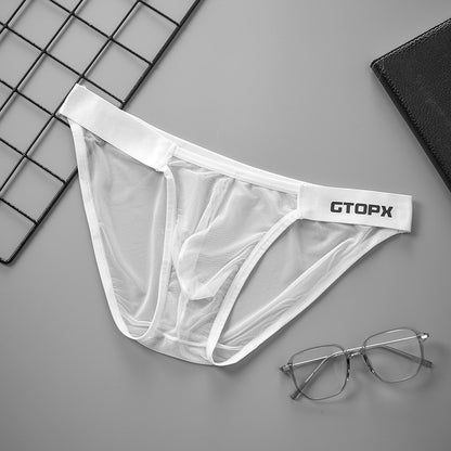 Men's lightweight mesh ice-silk underwear