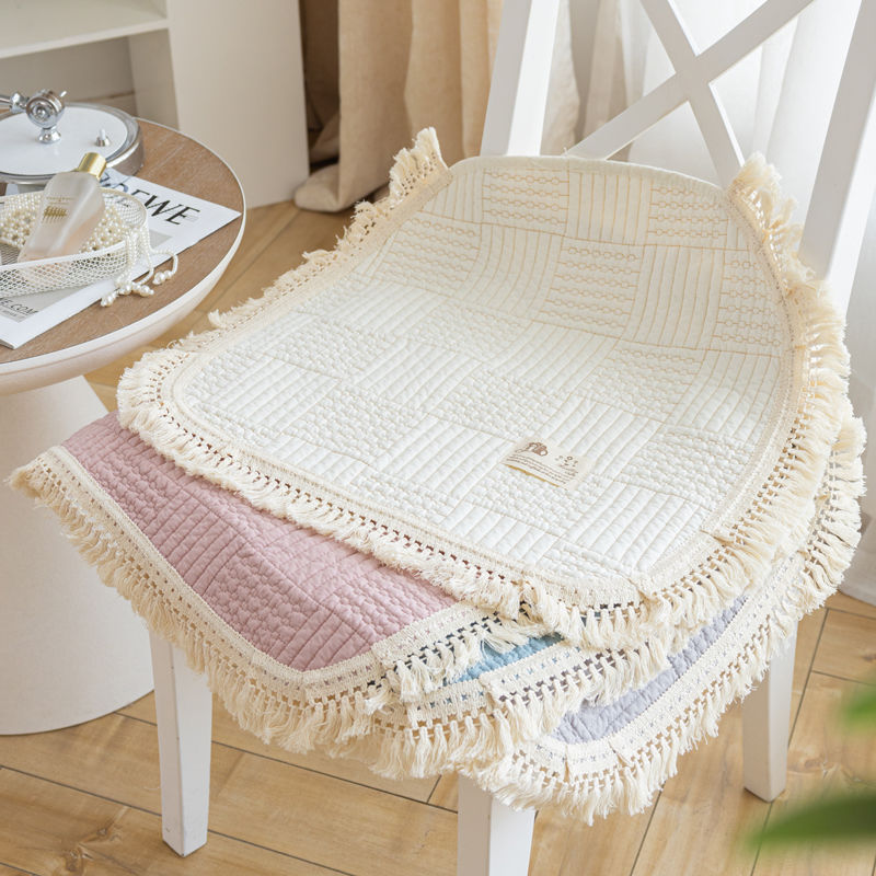 Simple pure cotton breathable seat cushion