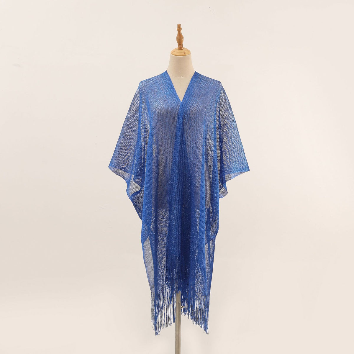 Shimmer Fringe Beach Cover-Up