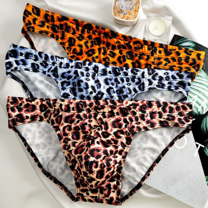 3-Pack Men's Leopard Print Briefs