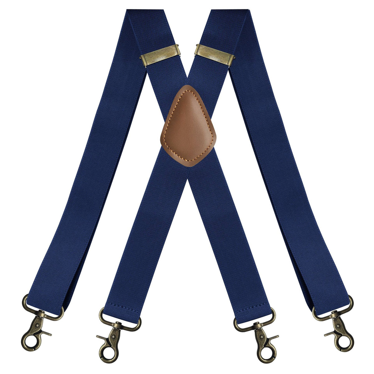 High Quality——Men's X-Back Suspenders with Hook Clips