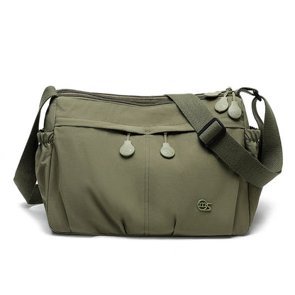 High Quality—Women's Multi-Layer Nylon Crossbody Bag，Lightweight & Large Capacity