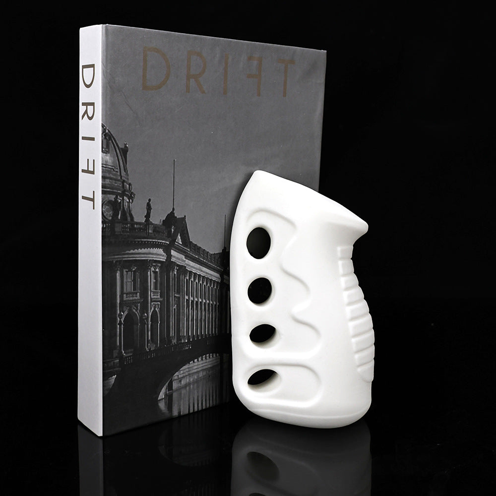 Milky-white interior decor piece