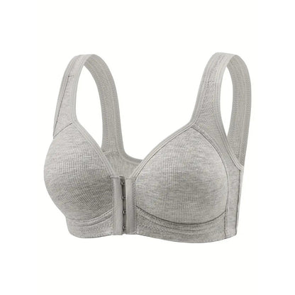 Women's Retro Wire-Free Push-Up Bra