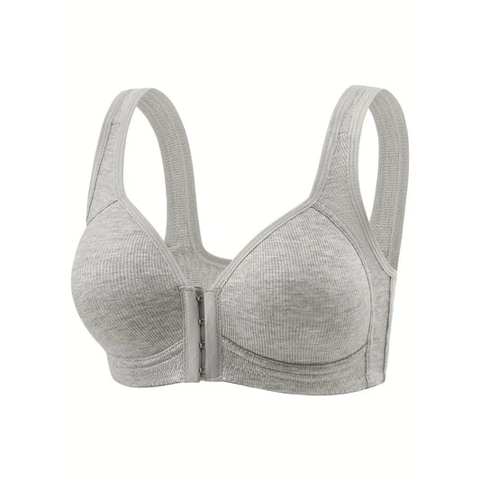 Women's Retro Wire-Free Push-Up Bra