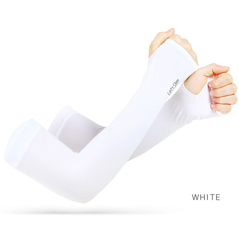 Unisex UPF 50+ sun protection UV arm sleeves