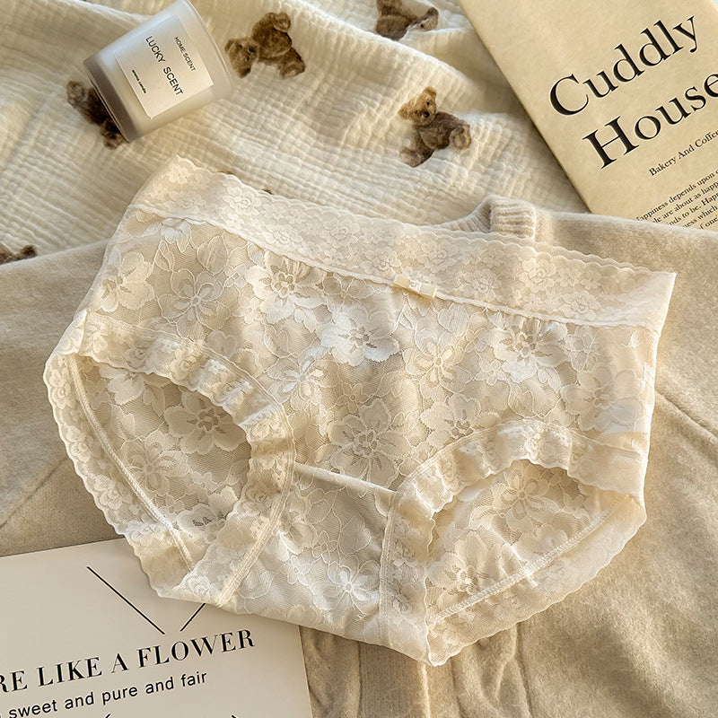 5PCS Women's Soft Lace Panties