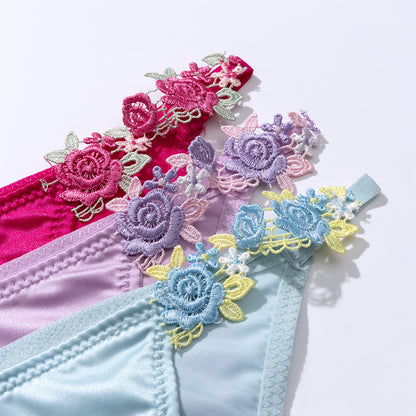 3-Pack Women's Floral Lace Panties