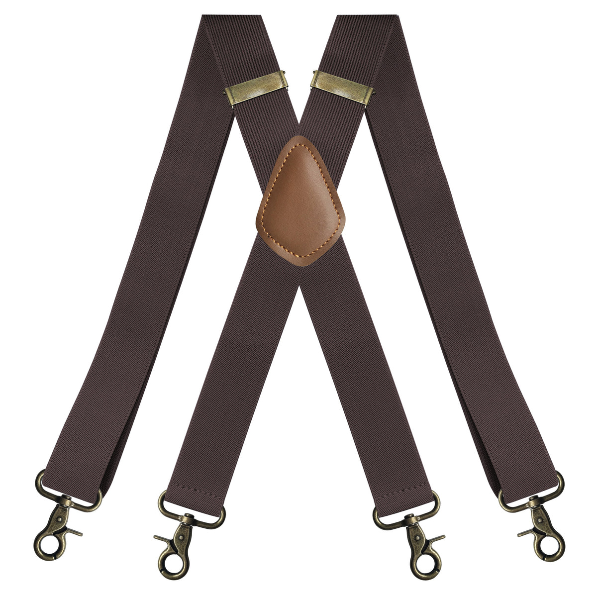 High Quality——Men's X-Back Suspenders with Hook Clips